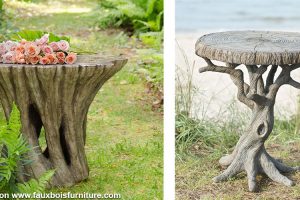 The 7 Secret Steps to Creating a Concrete Faux Bois Table