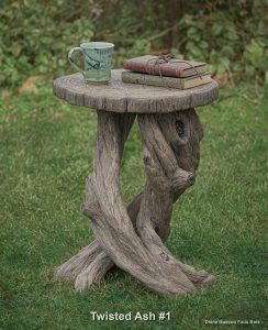 Faux bois table, garden table, outdoor table